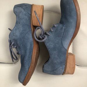 Born Blue Suede Size 5.5